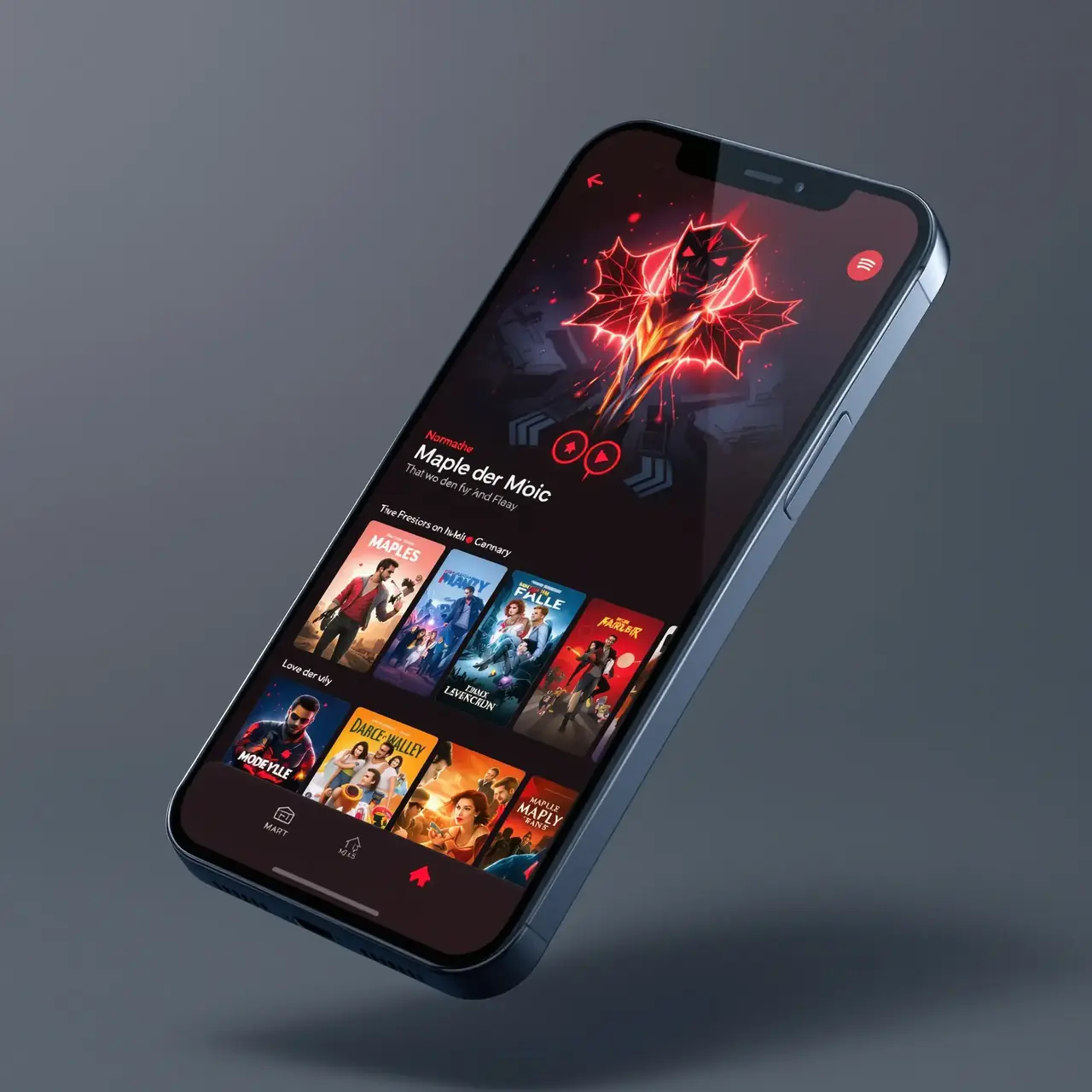 高清电影移动端APP - 高清在线播放 高清电影APP界面